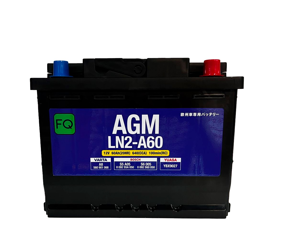 Аккумулятор, FQ AGMLN2A60, AGM, 60 Ah, обратная полярность